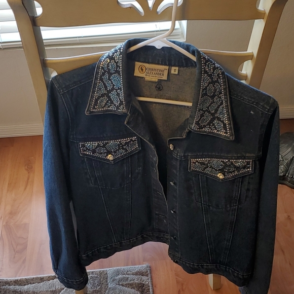 Designer Jean Jacket - Picture 2 of 3
